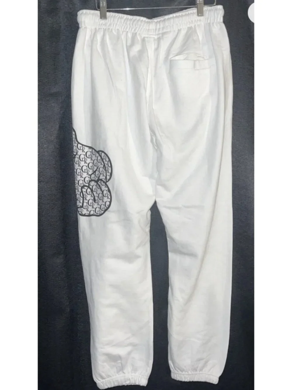 Crooks & Castles White Medium Sweat Pants NEW - Picture 2 of 8